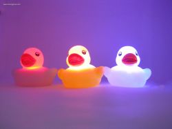 bath light Flashing rubber Duck