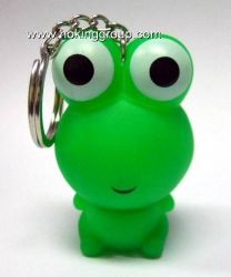 rubber Frog Keychain