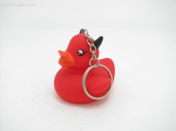 duck with keychain