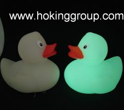 Glowing in the dark rubber bath duck